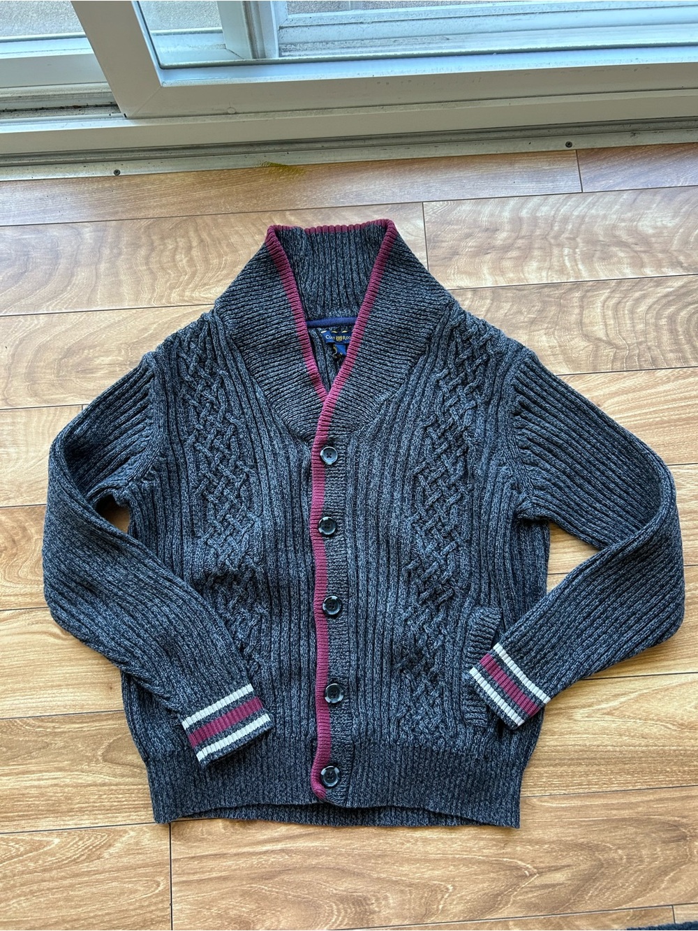 Club Room Men’s Cable Knit Cardigan